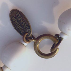 Miriam Haskell Porcelain Bead Necklace